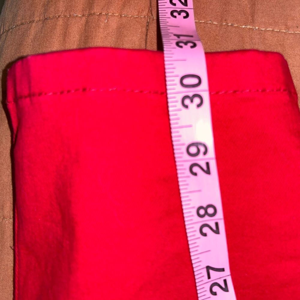 Charter Club Women's Lexington Straight-Leg Jeans Red Size 10 - Picture 9 of 9
